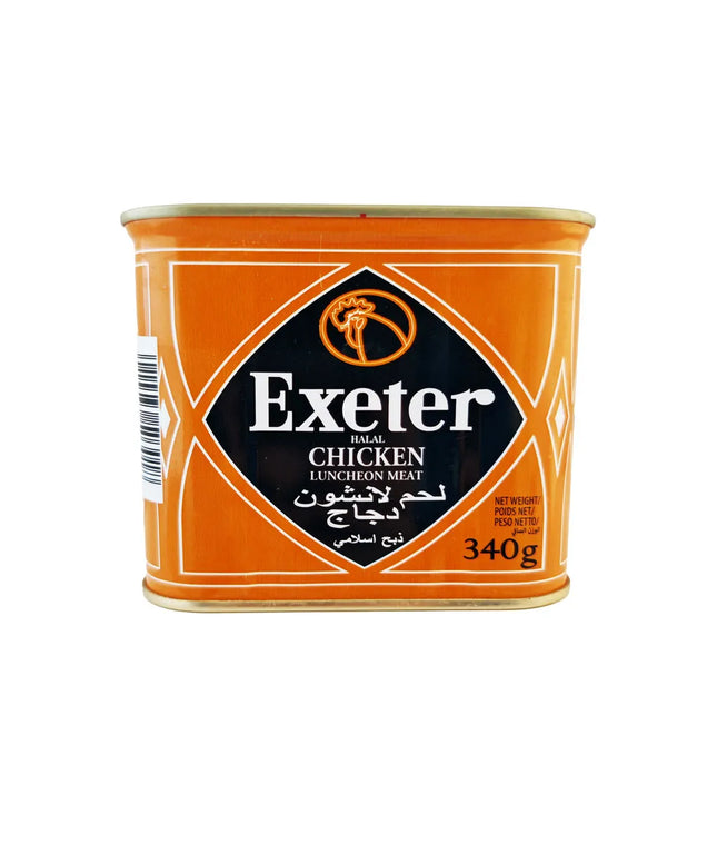 Exeter Halal Chicken – Carne di Pollo in Scatola 340g | Luncheon Meat Pronto da Gustare