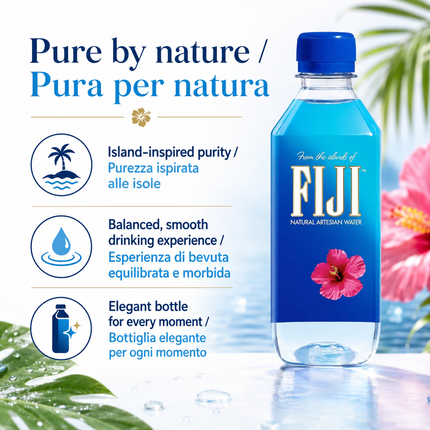 FIJI Natural Artesian Water 330ml – Premium natürliches artesisches Wasser