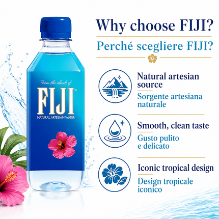 FIJI Natural Artesian Water 330ml – Premium natürliches artesisches Wasser