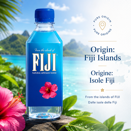 FIJI Natural Artesian Water 330ml – Premium natürliches artesisches Wasser