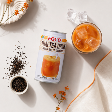 FOCO Thai Tea Drink – Thailändischer Eistee mit Milch 350 ml