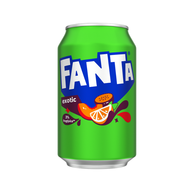 Fanta Exotic – Bevanda Gassata ai Frutti Esotici (330 ml)