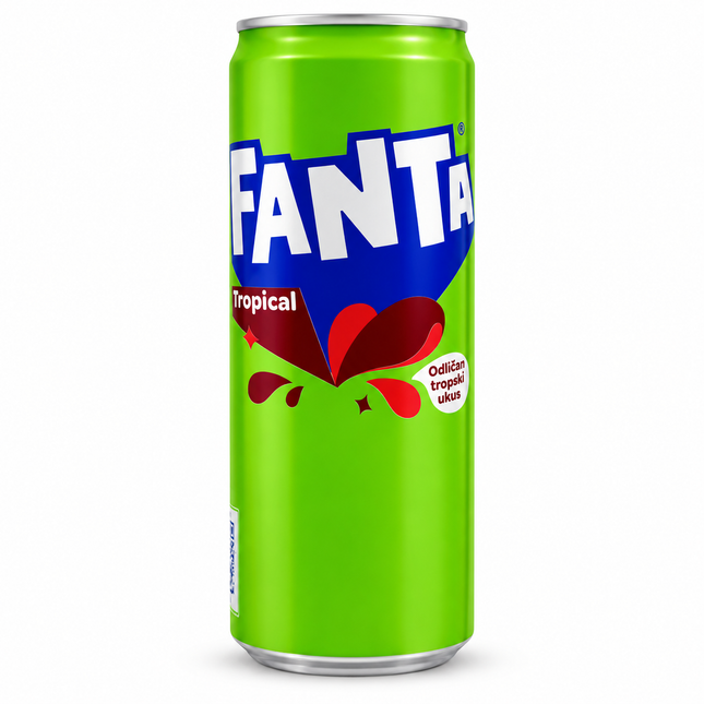 Fanta Tropical – Bibita Gassata al Gusto Tropicale in Lattina
