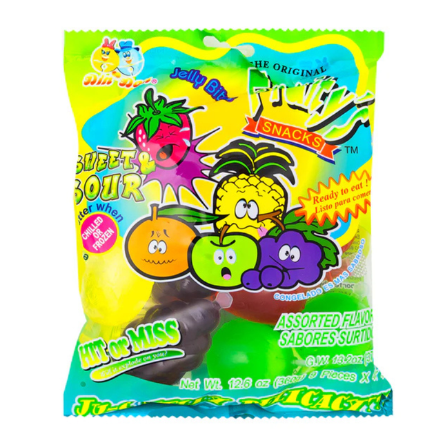 Fruity’s Jelly Bites Assorted Flavor – Caramelle Jelly Ripiene alla Frutta 360g