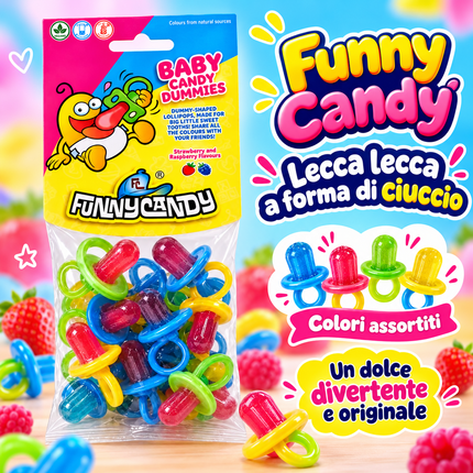 Funny Candy Baby Dummies – Pacifier-Shaped Candies