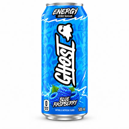 GHOST Energy Blue Raspberry Zero Sugar – 500 ml