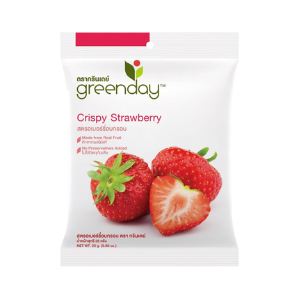 Greenday Crispy Strawberry – Gefriergetrocknete Knusper-Erdbeeren 25 g