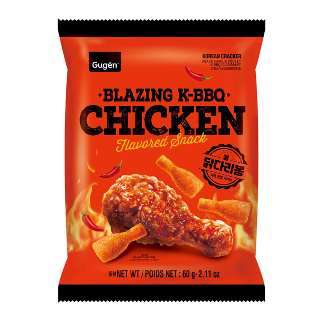 Gugën Blazing K-BBQ Chicken Flavored Snack 60 g