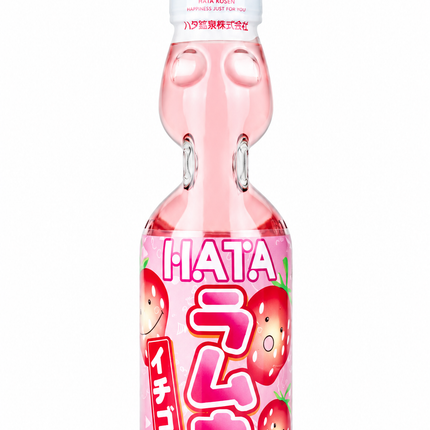 HATA Ramune Fragola 200ml – Bevanda Gassata Giapponese al Gusto Fragola
