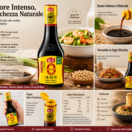 Haitian Wei Ji Xian Premium Soy Sauce 380ml