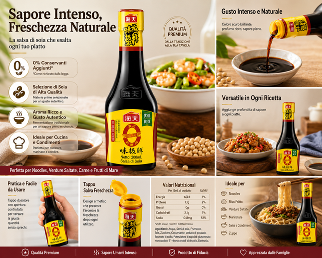 Haitian Wei Ji Xian Premium Soy Sauce 380ml