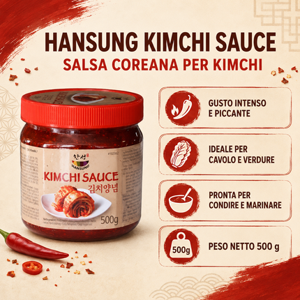 Hansung Kimchi Sauce – Condimento Piccante per Kimchi 500 g