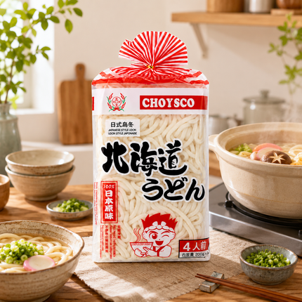 Happy Fortunes Udon Noodles Freschi 800g (4x200g)