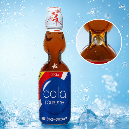Hata Kosen Ramune Gusto Cola – Bevanda Giapponese 200 ml