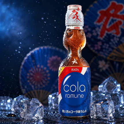 Hata Kosen Ramune Gusto Cola – Bevanda Giapponese 200 ml