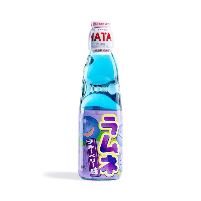Hatakosen Ramune Blueberry 200ml