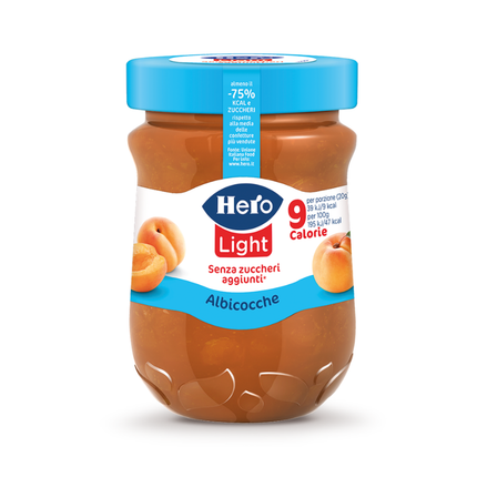 Hero Light Aprikosenkonfitüre ohne Zuckerzusatz 280 g