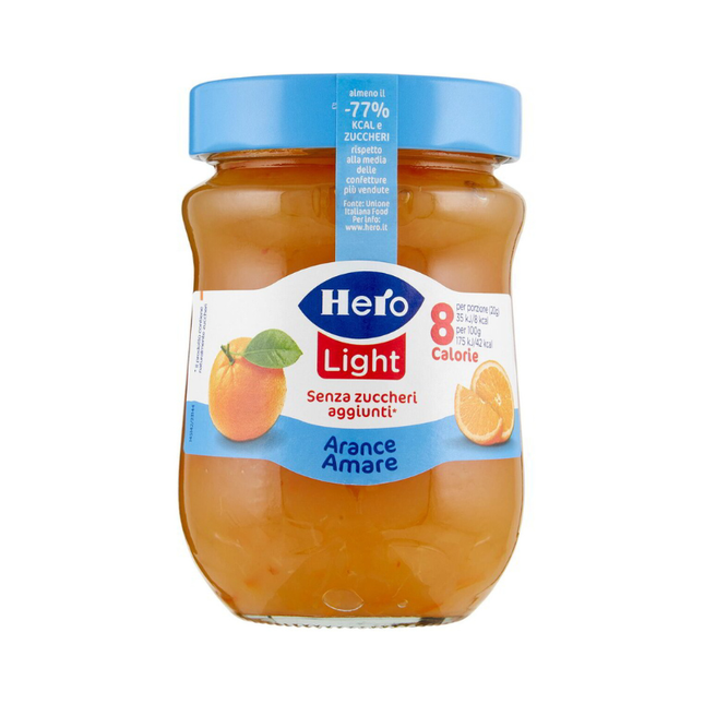 Hero Light Bitter Orange Jam No Added Sugar 280 g