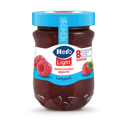 Hero Light Himbeerkonfitüre Ohne Zuckerzusatz 280 g
