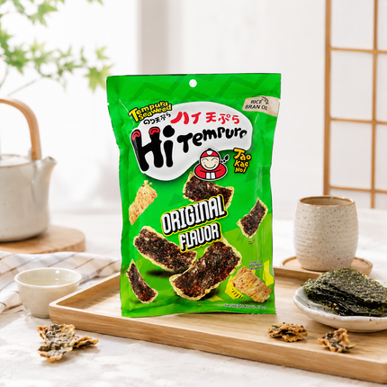 Hi Tempura Seaweed Original 40g – Crispy Nori Seaweed Snack in Batter