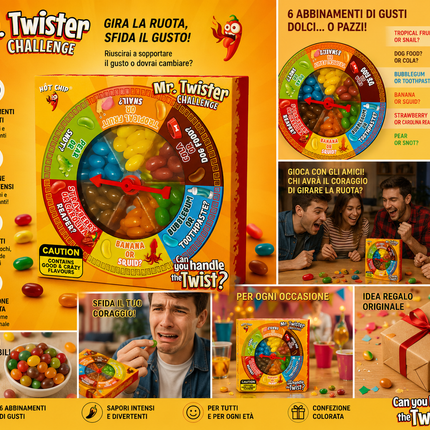 Hot Chip Mr. Twister Challenge – Jelly Beans dai Gusti Misteriosi (120g)