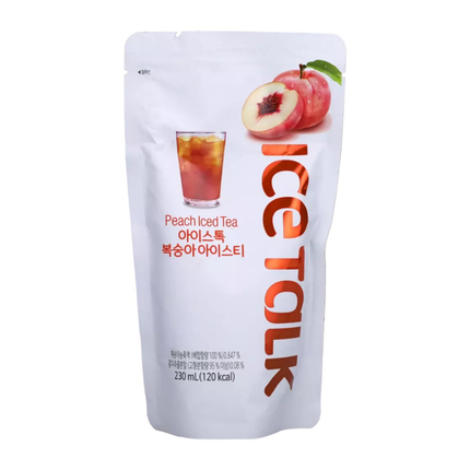 Ice Talk Peach Iced Tea 230ml – Koreanischer Eistee mit Pfirsich