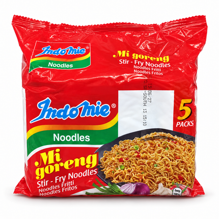 Indomie Mi Goreng Original 5 × 80 g (400 g) – Noodles Istantanei Saltati