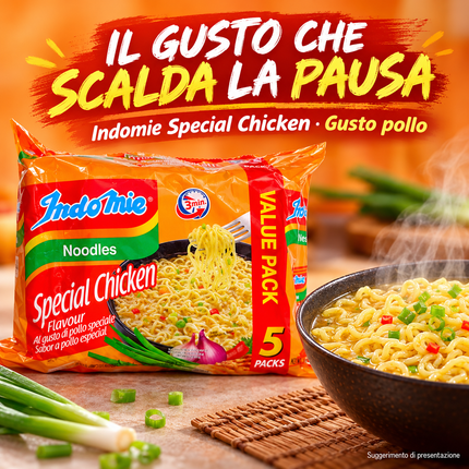 Indomie Special Chicken – Nudeln 5 × 75 g (375 g)