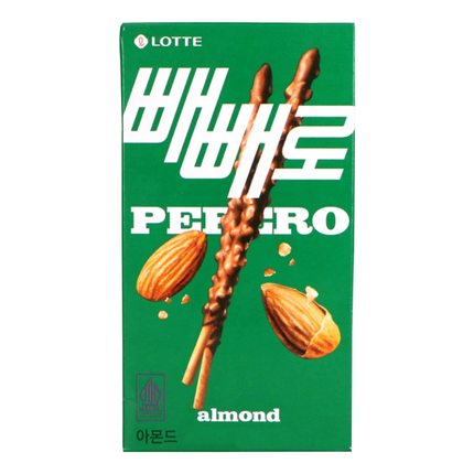 Lotte Pepero Almond Biscuit Sticks con Cioccolato e Mandorle