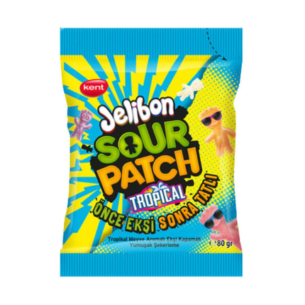 Jelibon Sour Patch Kids Tropical – Caramelle Gommose Tropical Sour 80g