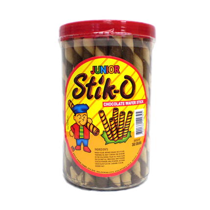 Junior Stik-O Chocolate Wafer Stick 380g – Wafer Arrotolati al Cioccolato
