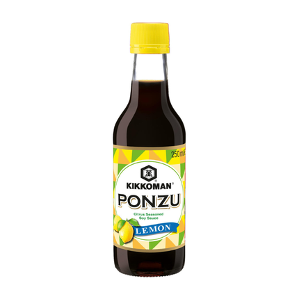 Kikkoman Ponzu Lemon 250ml – Citrus Soy Sauce with Lemon