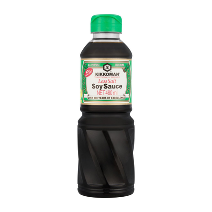 Kikkoman Less Salt Soy Sauce 480ml – Less Salt Soy Sauce