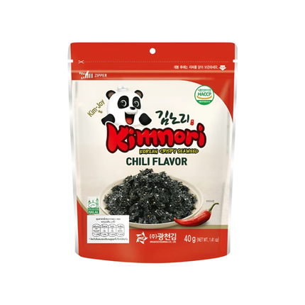 Kimnori Korean Crispy Seaweed Chili Flavor – Alghe Coreane Croccanti al Peperoncino 40 g