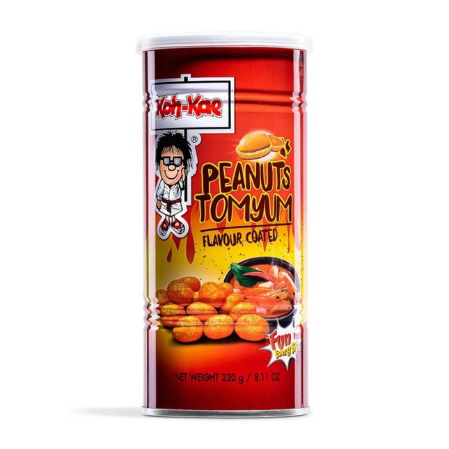 Cacahuètes Koh-Kae Tom Yum – Arachides croustillantes goût Tom Yum 230 g