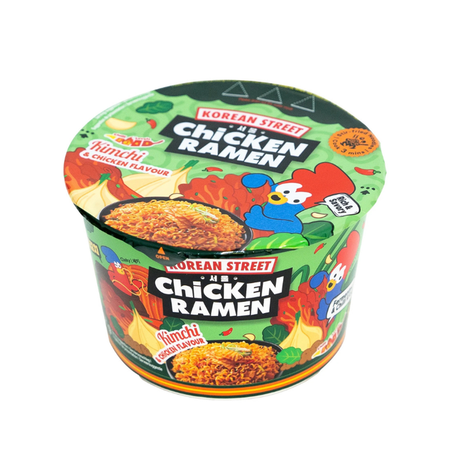 Korean Street Chicken Ramen Kimchi & Chicken Flavour Cup 107 g