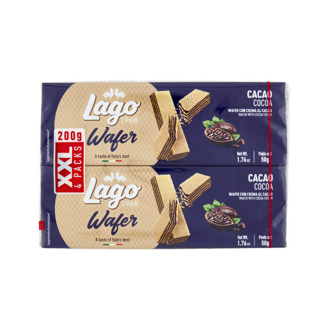 Lago Wafer al Cacao Multipack 4 x 50 g