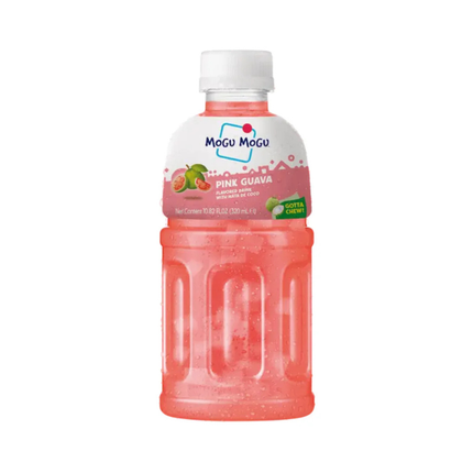Mogu Mogu Pink Guava 320 ml – Bevanda alla Guava Rosa con Nata de Coco