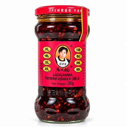 Lao Gan Ma Salsa Piccante con Fagioli Neri Fermentati 280 g