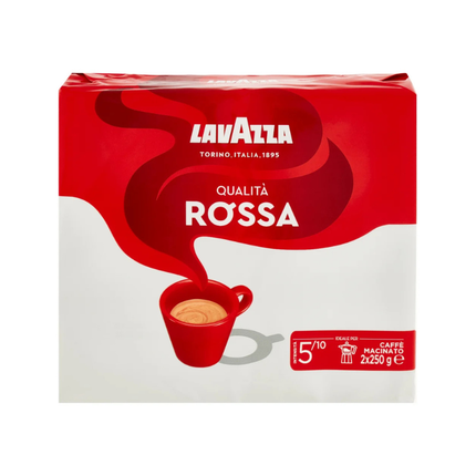 Lavazza Qualità Rossa Gemahlener Kaffee 2 x 250 g (500 g)