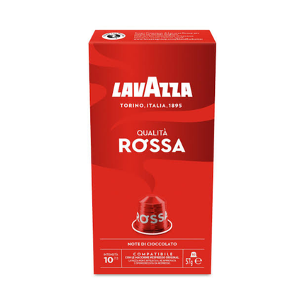 Lavazza Qualità Rossa Capsule Compatibili Nespresso® Original 10 Capsule – Intensità 10 – 57 g
