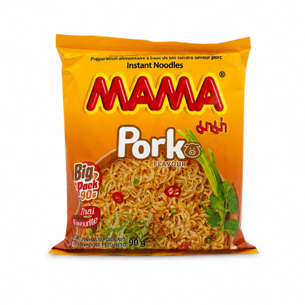MAMA Pork Flavour – Noodles Istantanei al Gusto Maiale 90 g