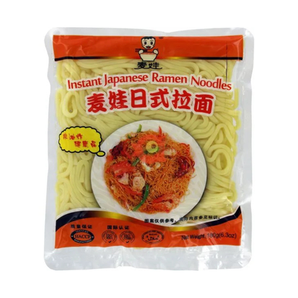 Mai Wa Instant Japanese Ramen Noodles 180g – Noodles Giapponesi Freschi per Ramen e Zuppe Asiatiche