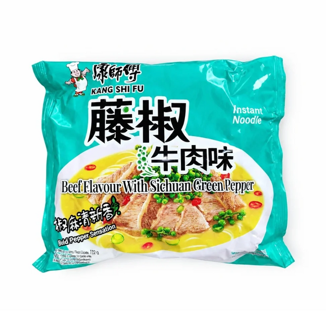 Nouilles instantanées au bœuf du Sichuan Master Kong 102 g