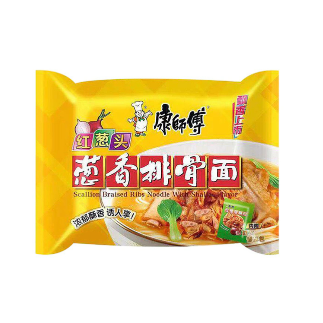 Master Kong Scallion Braised Ribs Noodles 110g