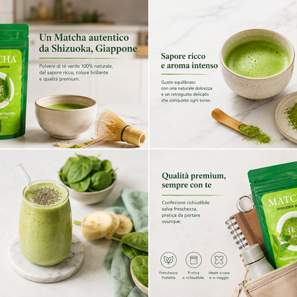 Matcha Shizuoka Japan – Japanischer Matcha Grüntee Pulver 100g