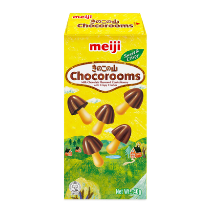 Meiji Chocorooms Milk Chocolate 40 g
