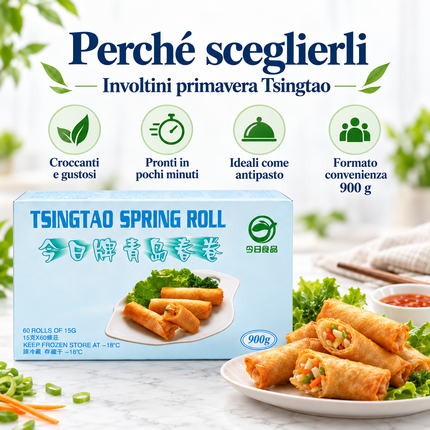 Mini-Frühlingsrollen tiefgekühlt – 60 Stück / 900 g