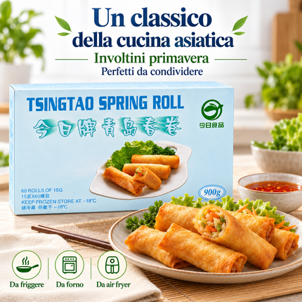 Mini-Frühlingsrollen tiefgekühlt – 60 Stück / 900 g