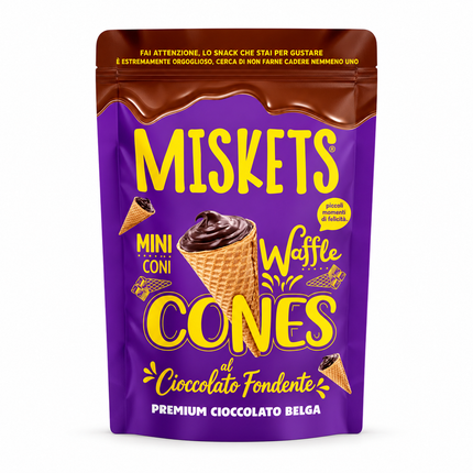 Miskets Dark Chocolate Waffle Cones 70 g